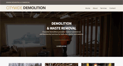 Desktop Screenshot of citywidedemolition.com